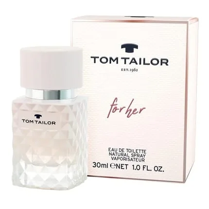 Tom Tailor Women's Perfume for Her 30ml - Casual, Fresh and Sporty Eau de Toilette with Peach, Rose and Musk
