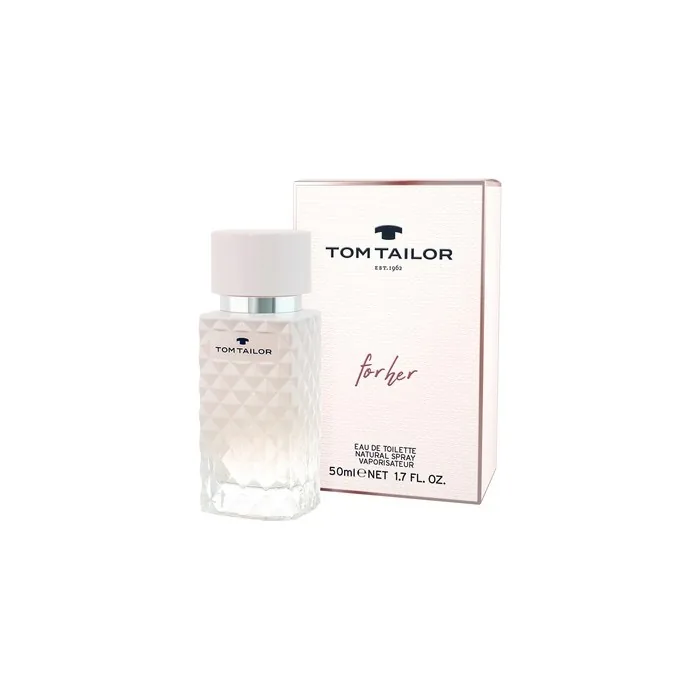 Tom Tailor Women's Perfume for Her 50ml - Sporty and Elegant Combination of Peach, Rose, and Musk