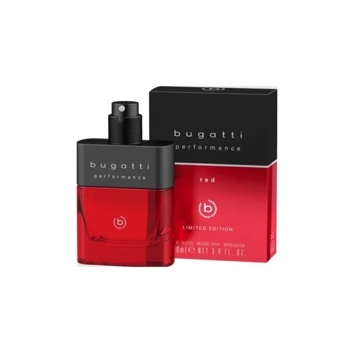 Bugatti Performance Red Gift Set - Eau de Toilette 100ml and Shower Gel 200ml