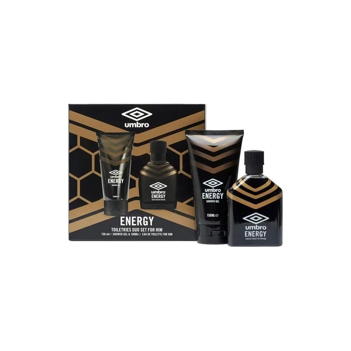 Umbro Energy Eau de Toilette and Body Wash 100ml 150ml 250ml