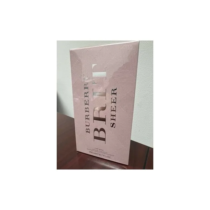 Burberry Brit Sheer for Women Eau De Toilette Spray 6.7 fl oz 200ml