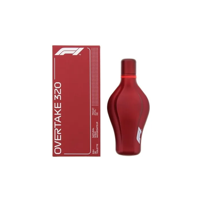F1 Parfums Overtake 320 Eau De Toilette 75ml Men Spray