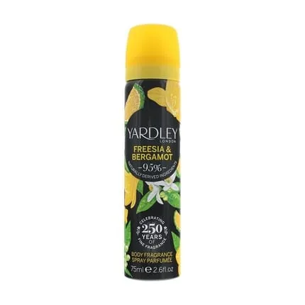 Yardley Freesia And Bergamot Body Spray 75ml For Women
