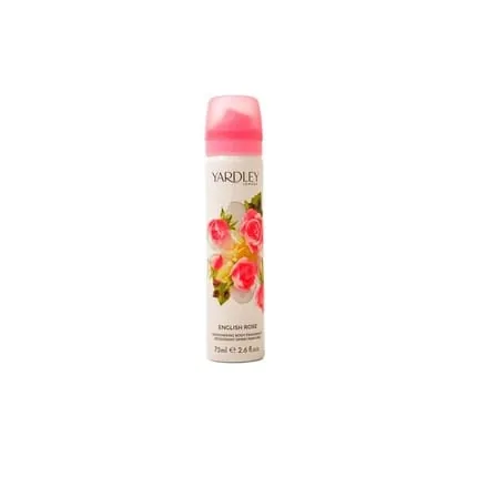Yardley English Rose Body Spray Eau De Toilette 75ml For Women
