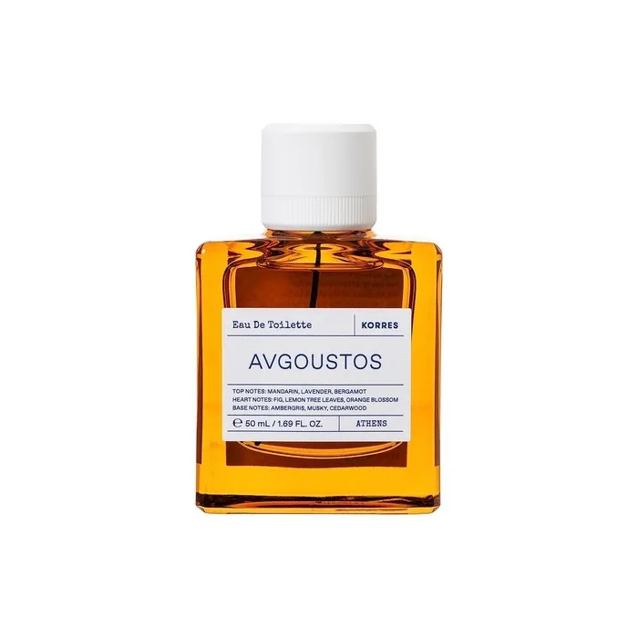Korres Avgoustos Eau De Toilette for Men 50ml - Vegan