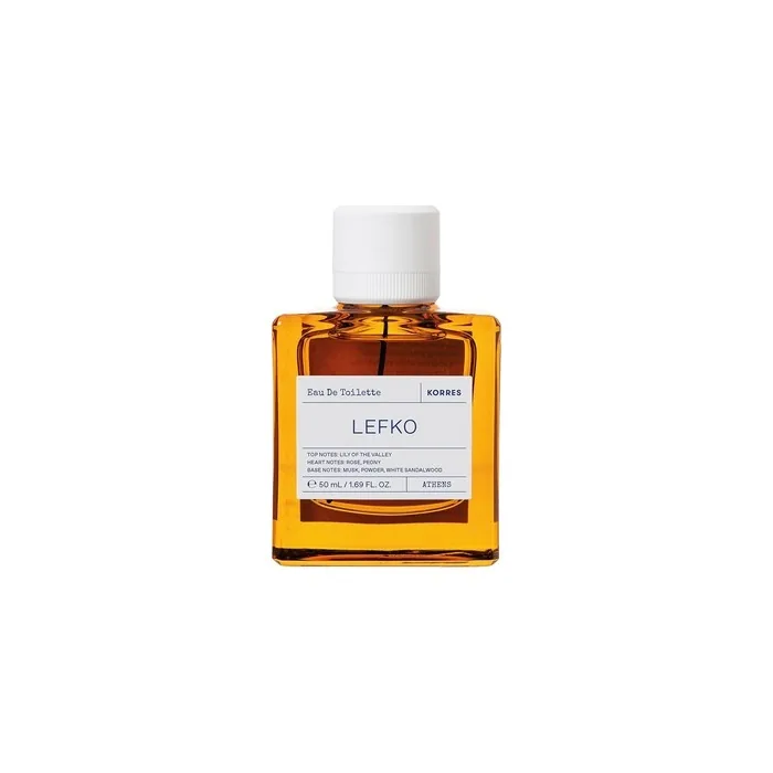 KORRES LEFKO Eau de Toilette for Men and Women Floral Vegan 50ml