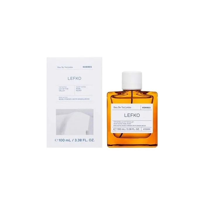 Korres Korres Lefko Eau De Toilette Women's Fragrance With Notes Of Rose & Peony 100ml