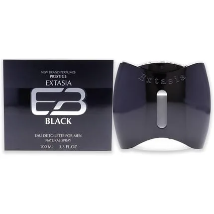 New Brand Extasia Black For Men 3.4oz EDT Spray
