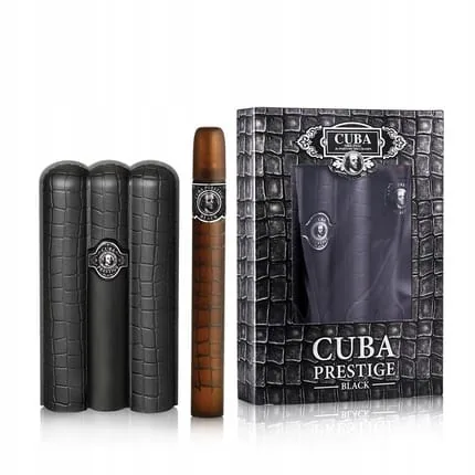 Cuba Original Men Prestige Black Eau De Toilette Spray 90ml + Eau De Toilette Spray 35ml