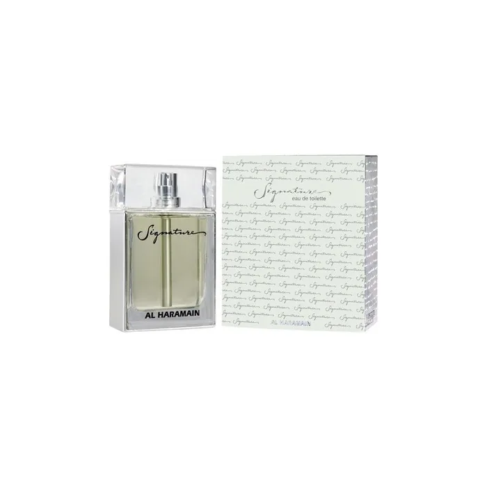 Al Haramain Signature Pour Homme Eau De Toilette with Lily Amber Wood 100ml