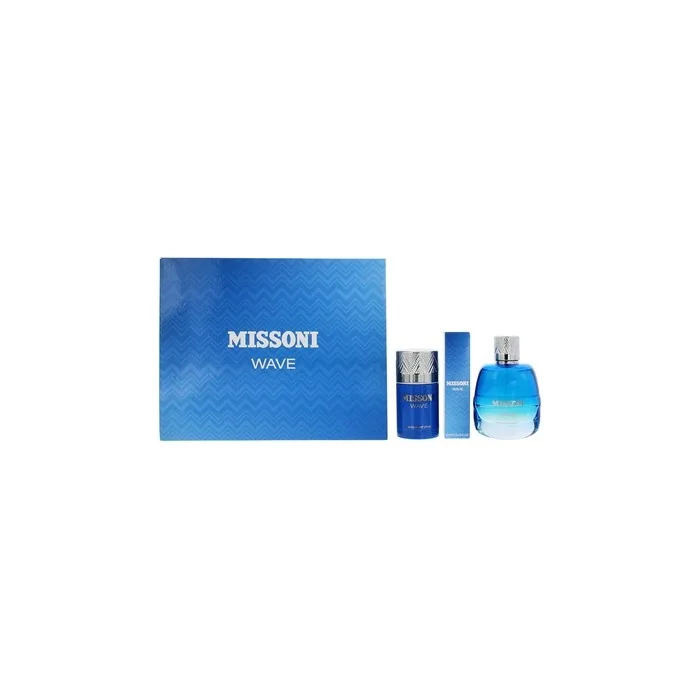 Missoni Wave 3 Piece Gift Set Eau de Toilette 100ml and 10ml