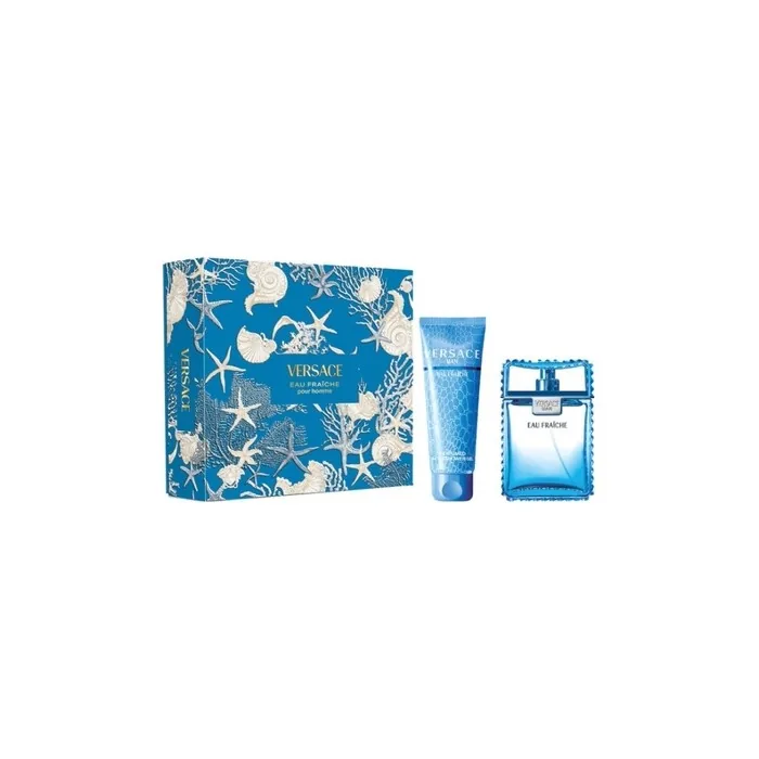 Versace Eau Fraiche Pour Homme Eau De Toilette Spray 100ml Shower Gel 150ml
