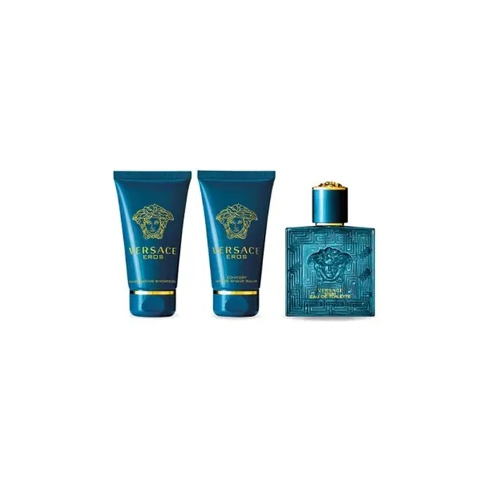 Versace Eros Eau De Toilette 50ml with Shower Gel
