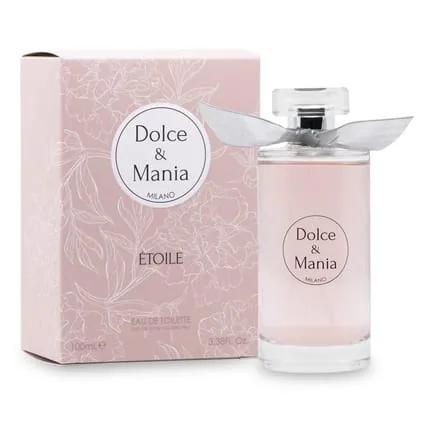 DOLCE & MANIA Etoile Eau de Toilette for Women with Flowers and Papriata 100ml - Made in Italy
