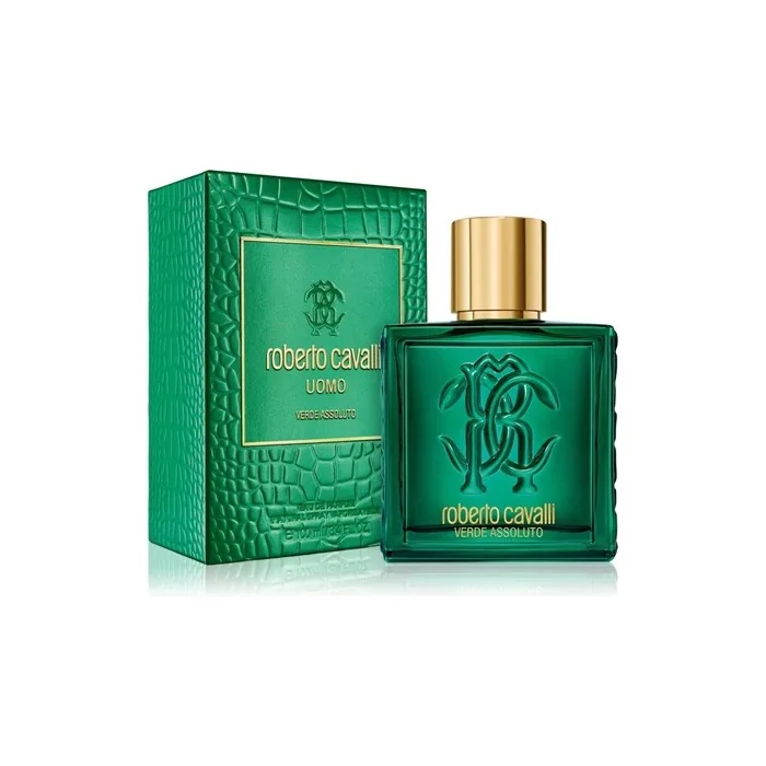 Roberto Cavalli Uomo Verde Assoluto Eau De Toilette 100 Milliliters Vaporizer