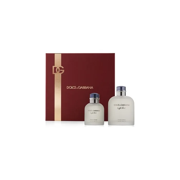 Dolce & Gabbana Light Blue Pour Homme - Eau De Toilette 200 Ml + Eau De Toilette 75 Ml