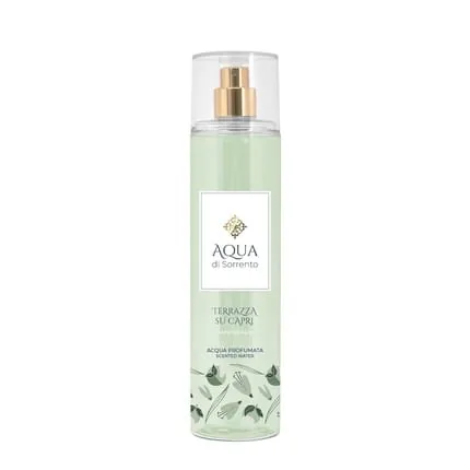 Sorrento Water Terrace on Capri Perfumed Water with Floral, Fruity, and Woody Notes Made in Italy 245ml