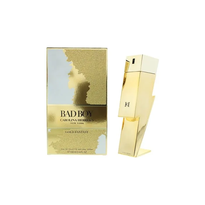Carolina Herrera Bad Boy Gold Fantasy Eau De Toilette 100ml For Men