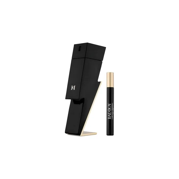 Carolina Herrera Bad Boy Eau De Toilette Spray Set 100ml And 10ml