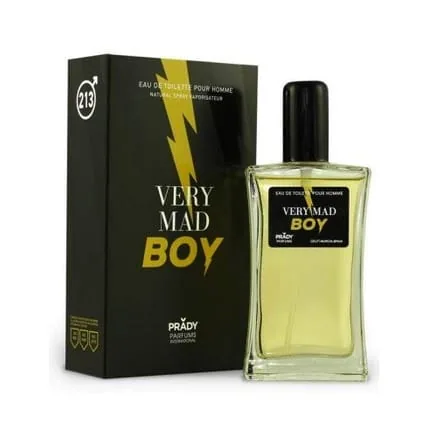 Prady Eau De Toilette Crazy Boy Homme 100ml Fresh and Dynamic Fragrance