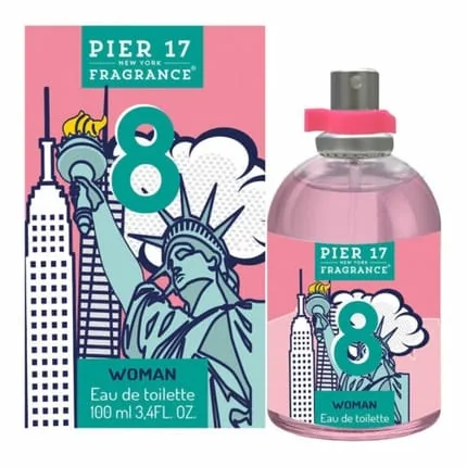Pier 17 New York Women's Perfume EDT 100ml - Pack of 8