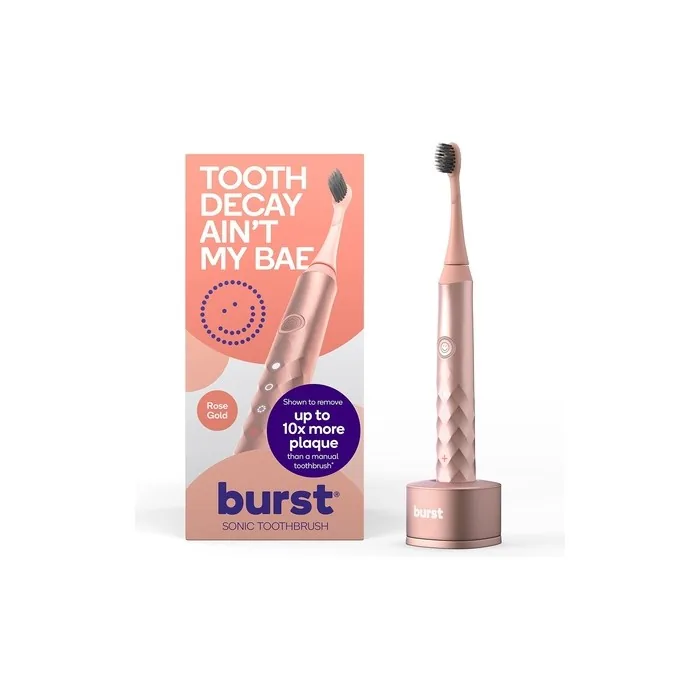 Burst Electric Toothbrush for Adults - Soft Bristle for Deep Clean