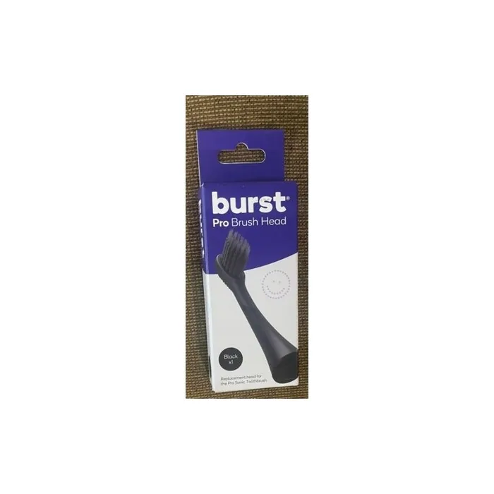 Burst Replacement Head for Electric Sonic Toothbrush - Black for Pro Sonic Brush