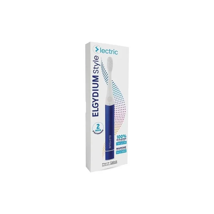 Elgydium Style Electric Toothbrush Navy Blue