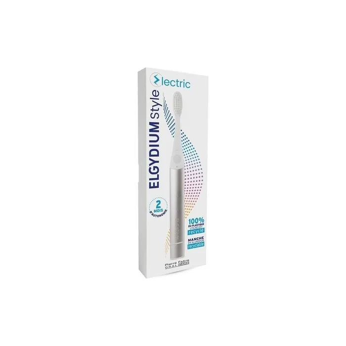 Elgydium Style Electric Toothbrush - Silver