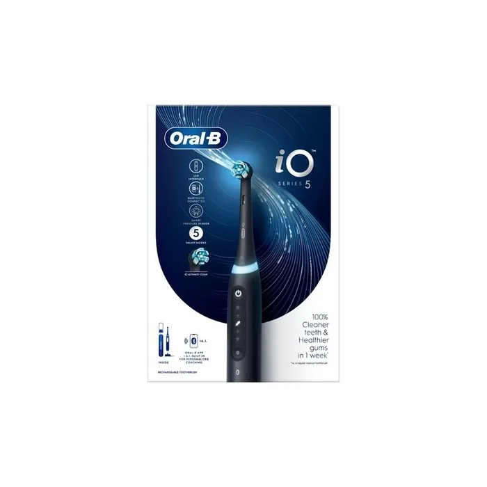 Oralb Io Series 5 Electric Toothbrush With Travel Case Black