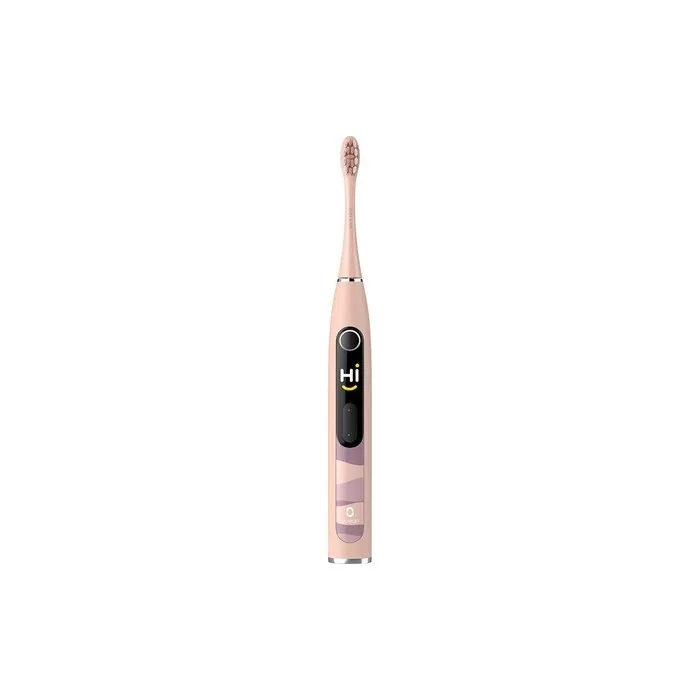 Oclean X10 Smart Sonic Electric Toothbrush with 5 Brushing Modes and 2 Minute Timer - Pink