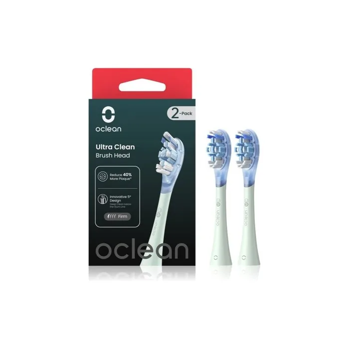Oclean Ultra Clean UC01 Replacement Head - Green, 2 pieces