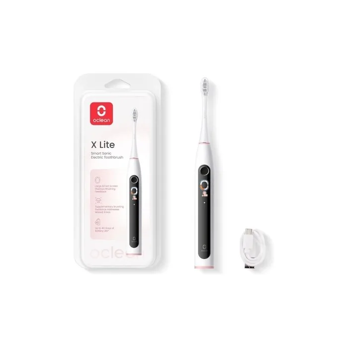 Oclean Sonic Brush X Lite Grey - Grey And Pink Electric Toothbrush