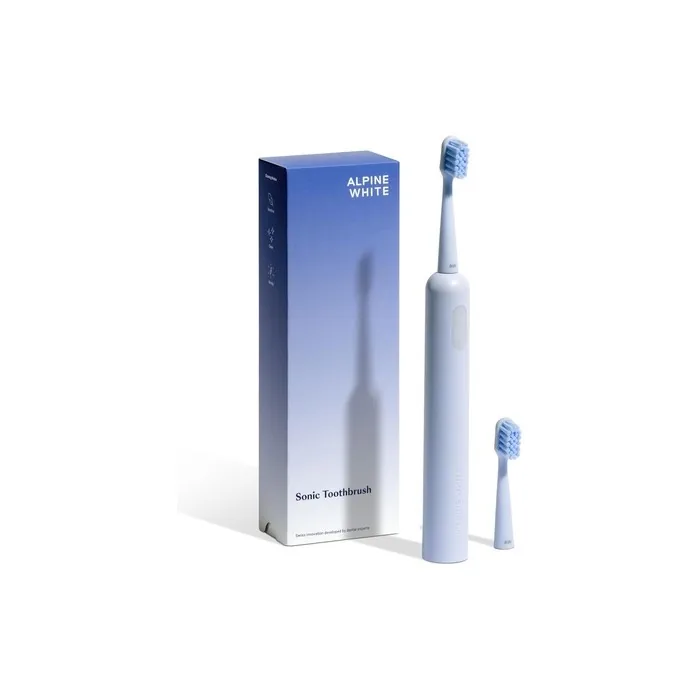 Alpine White Sonic Toothbrush Innovative Sonic Toothbrush with Up to 40000