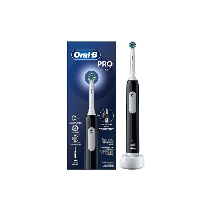 Oral-B Pro 1 Cross Action Black Toothbrush