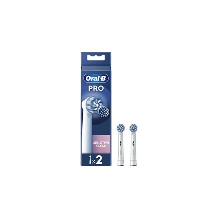 Oralb Pro Sensitive Clean Replacement Heads For Sensitive Gums 2 Pack