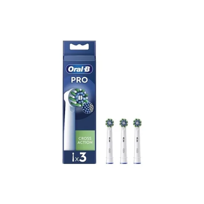 Oral-B Pro Cross Action Electric Toothbrush Replacement Heads 3 Count
