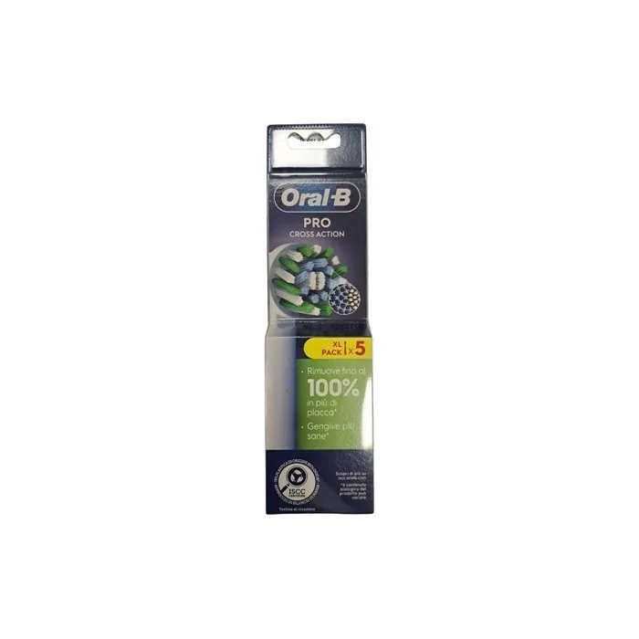 Oralb Pro Cross Action Replacement Heads Pack Of 5