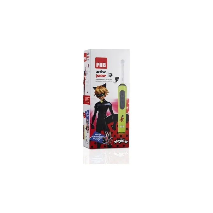Phb Rechargeable Electric Toothbrush Active Junior Green Ladybug
