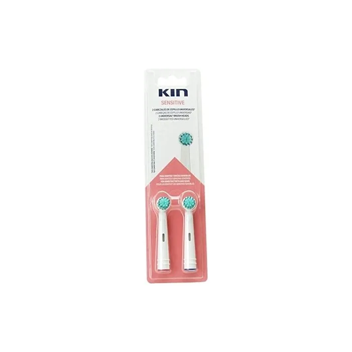 KIN Sensitive Universal Electric Toothbrush Replacement Heads - Pack of 2