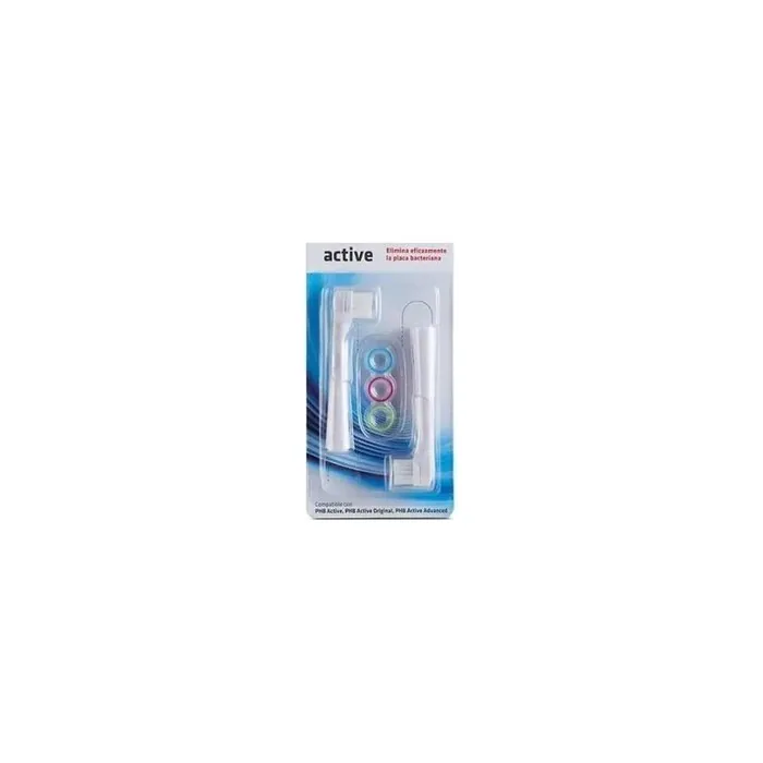 Phb Active Adult Electric Toothbrush Head Refill X2