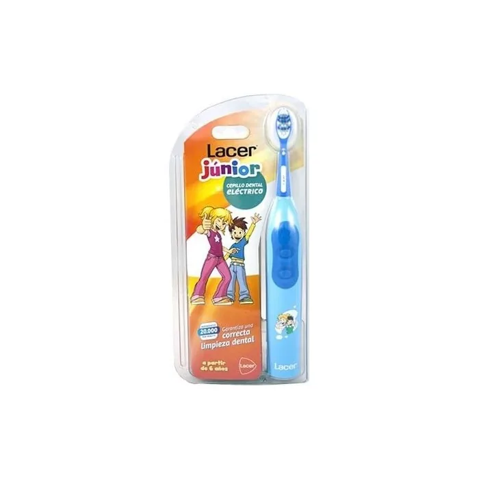 Lacer Junior Rechargeable Electric Toothbrush Blue