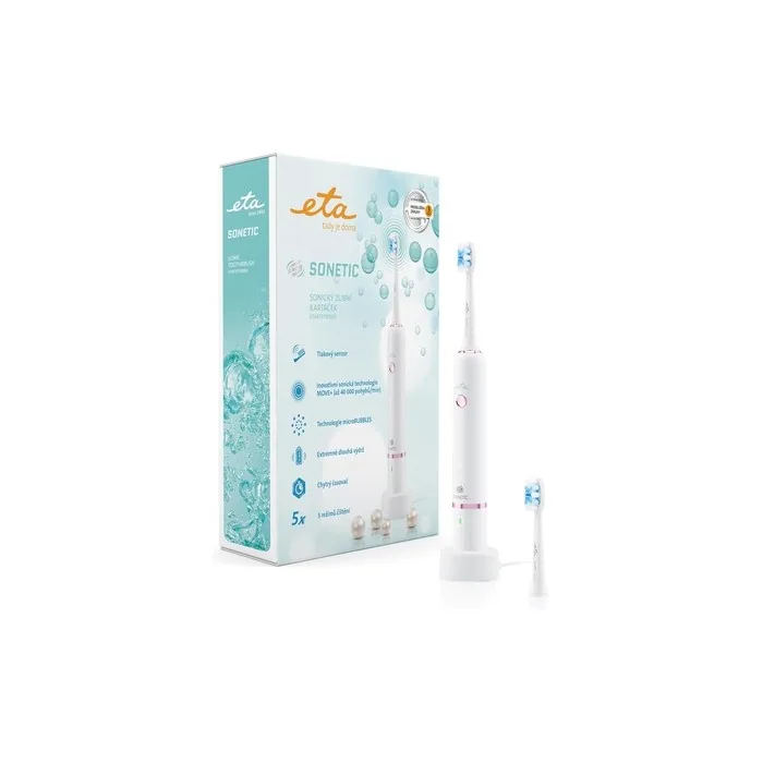 Eta Electric Sonic Toothbrush with 5 Cleaning Modes Up to 40000