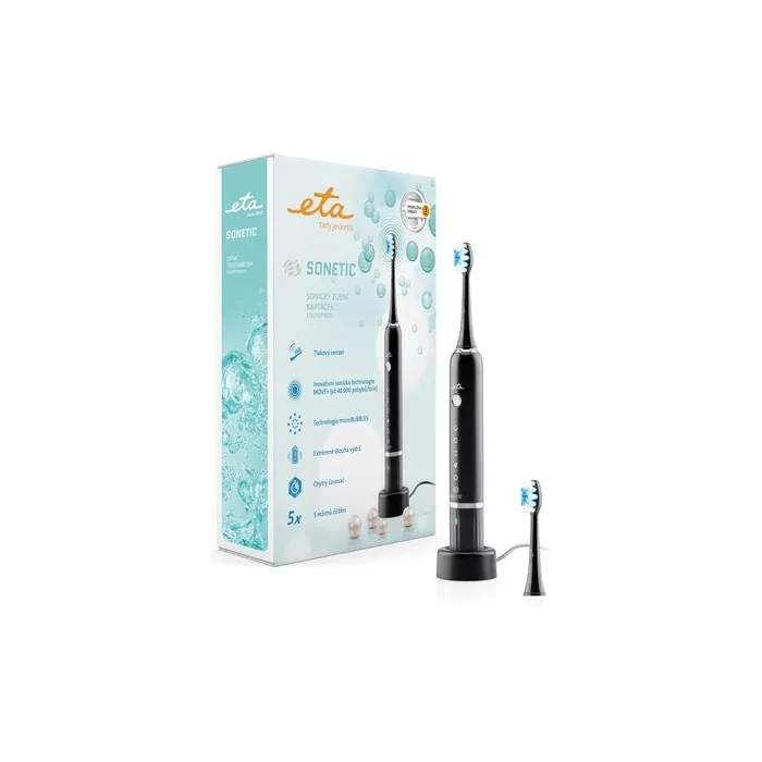 Eta Electric Sonic Toothbrush with 5 Cleaning Modes Up to 40000