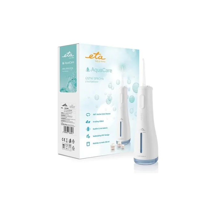Aquacare II Oral Irrigator with 4 Modes and 3 Nozzles 250