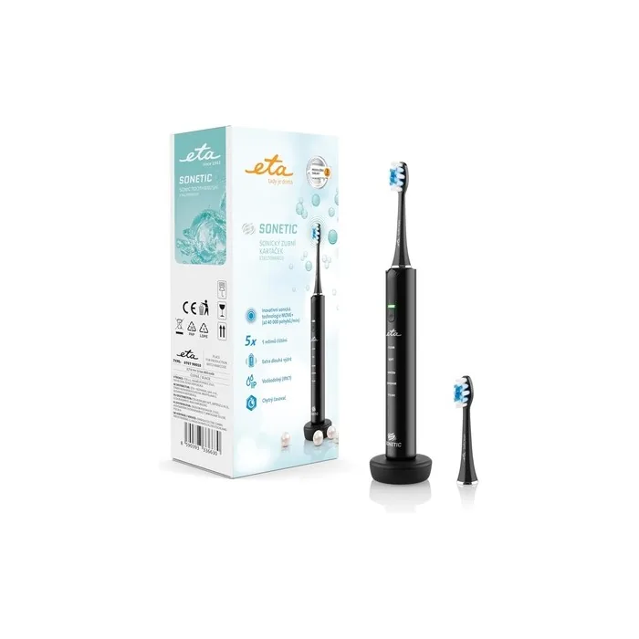 Eta Electric Sonic Toothbrush with 5 Cleaning Modes Up To 40,000