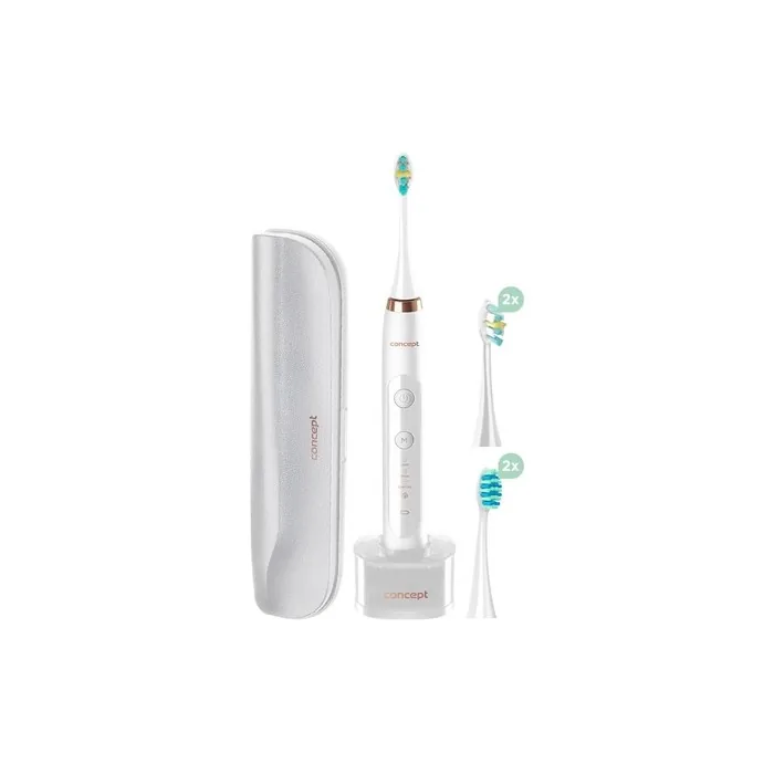 Concept Zk7010 Sonic Toothbrush with Travel Case Perfect Smile White