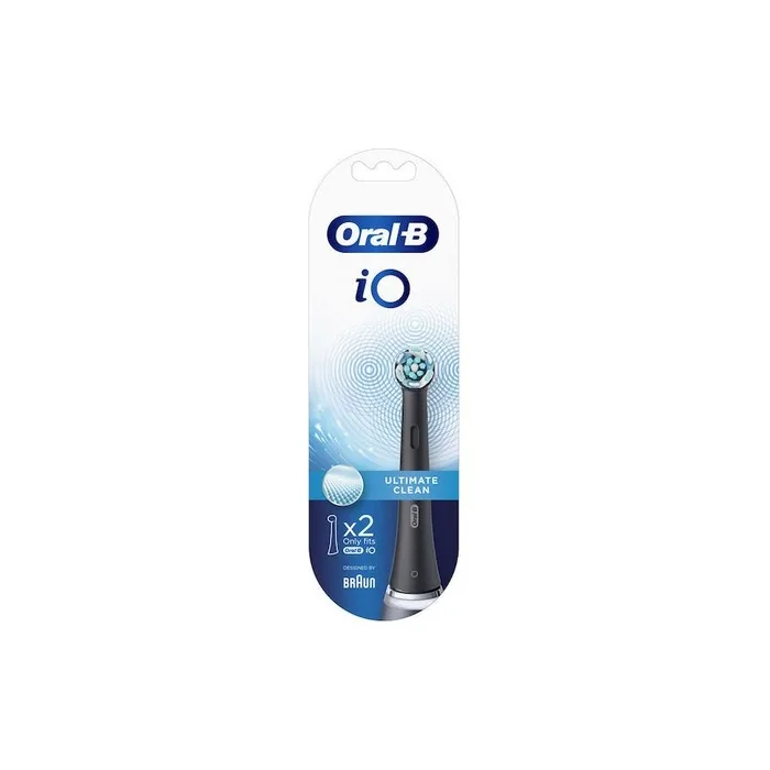 Oral B Toothbrush Spare Parts Io Ultimate Clean Black 1x2