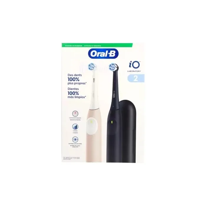 Oralb Io Laboratory 2 Duo Of Rechargeable Toothbrushes Accessories