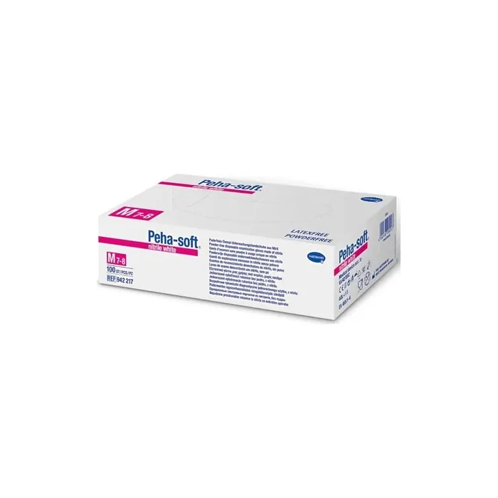 Hartmann Hartmann Pehasolf Nitrile White Powderfree Medium Size